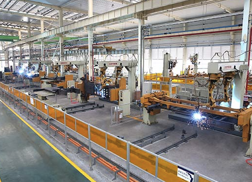 General steel fabrication welding machinery