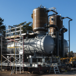 Pressure vessel welding rotary equipment