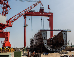 Shipbuilding industry automatic welding machinery